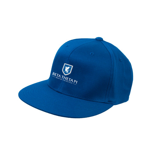 Royal Flat Bill Snapback Hat-Official Logo