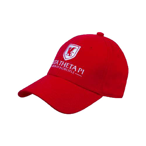 Red Structured Adjustable Pro Style Hat-Official Logo