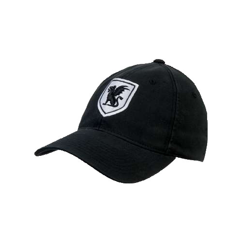 Black Flexfit Structured Low Profile Hat-Official Shield