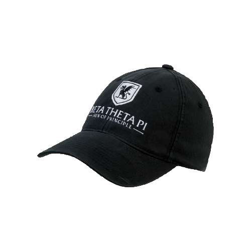 Black Flexfit Structured Low Profile Hat-Official Logo