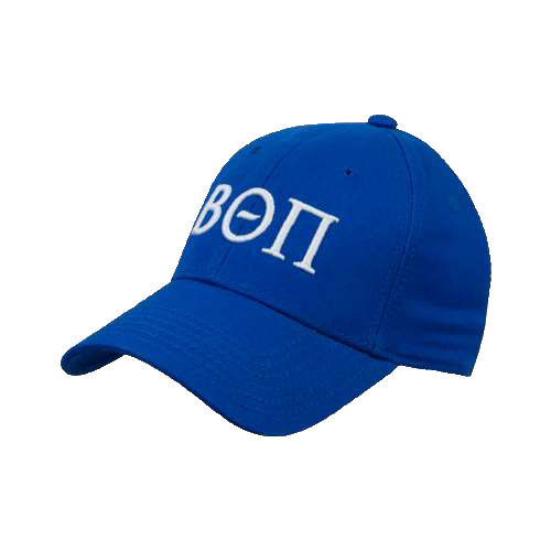 Royal Structured Adjustable Pro Style Hat-Beta Theta Pi Greek Letters