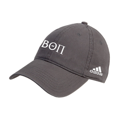 Adidas Onix Adjustable Washed Slouch-Beta Theta Pi Greek Letters