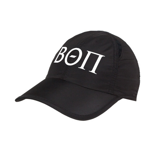 Black Performance Cap-Beta Theta Pi Greek Letters