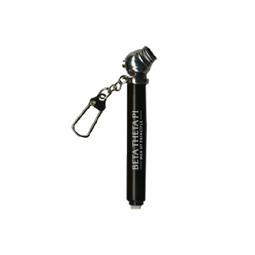  Mini Black Tire Gauge/Keychain - Official Logo Flat Version Engraved