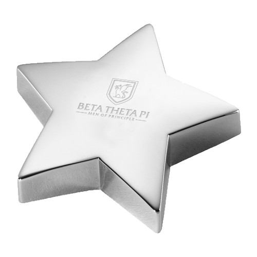 Silver Star Paperweight-Official Logo Engraved
