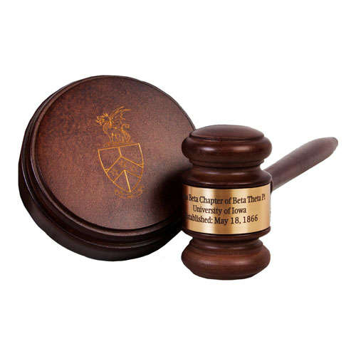  Personalized Gavel & Sound Block Set
