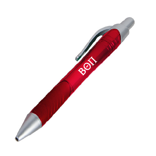  Metallic Mykonos Red Pen - Beta Theta Pi Greek Letters