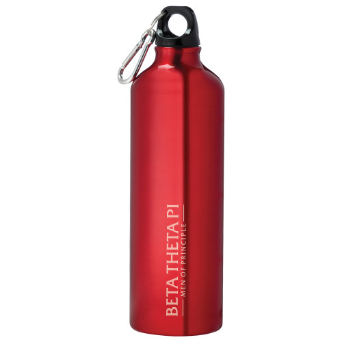 Venture Aluminum Red Bike Bottle 26oz-Official Logo Flat Version Engraved