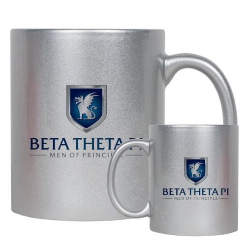 Full Color Silver Metallic Mug 11oz-Official Logo