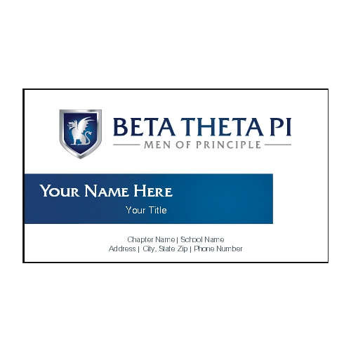  Chapter Business Cards 250/lot