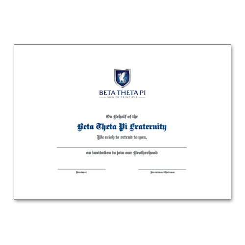  Full Color Shield 7 x 5 Generic Bid Card w/Matching Blank Envelope