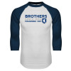 Thumbnail image for  White/Navy Raglan Baseball T Shirt