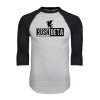 Thumbnail image for  White/Black Raglan Baseball T Shirt