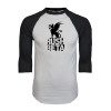 Thumbnail image for  White/Black Raglan Baseball T Shirt