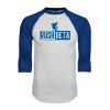 Thumbnail image for  White/Royal Raglan Baseball T Shirt