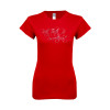 Thumbnail image for  Next Level Womens Red Boyfriend Tee
