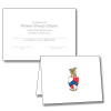Thumbnail image for  Coat of Arms 6.25 x 4.5 Folded Personalized Bid Card w/Matching  Blank Envelope