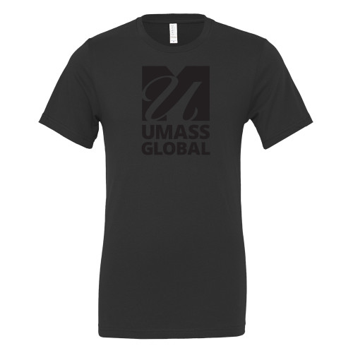  Bella + Canvas Black Jersey Cotton T Shirt - UMass Global Black