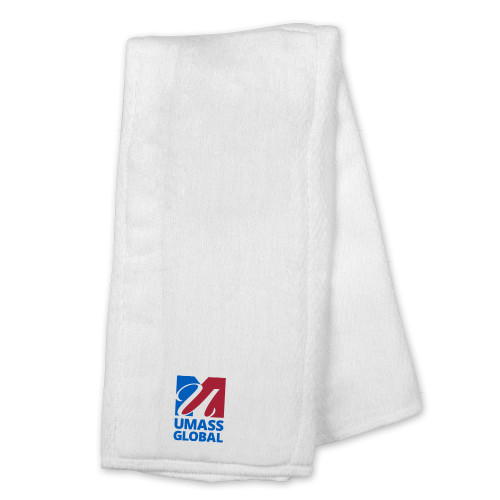  Baby Burp Cloth - UMass Global Primary Logo Stacked