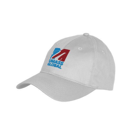  Youth Light Grey Pro Style Hat - UMass Global Primary Logo Stacked