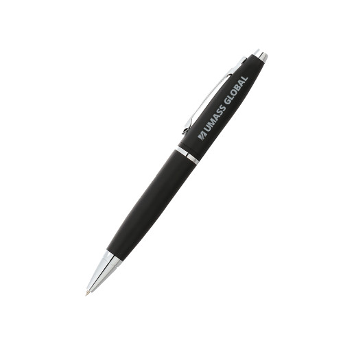  Cross Calais Matte Black Ballpoint Pen - UMass Global Horizontal Logo without Tagline Engraved