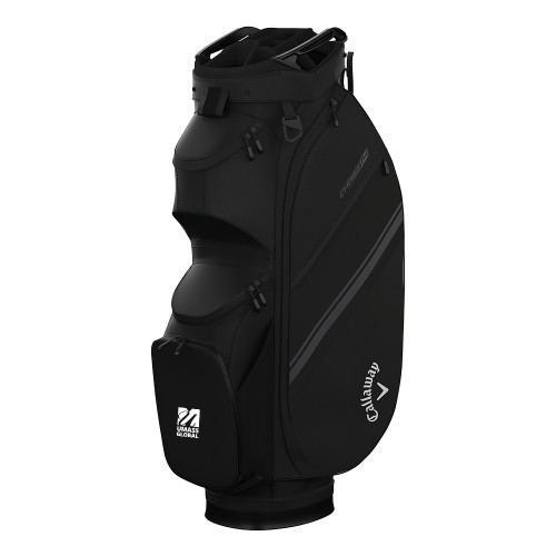  Callaway Chase 14 Black Cart Golf Bag - UMass Global Primary Logo Stacked