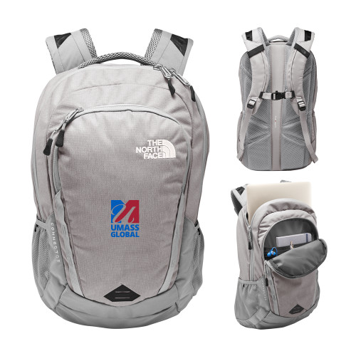  The North Face Grey Connector Backpack - UMass Global Primary Logo Stacked