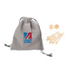 Thumbnail image for  Bamboo Golf Tee Set w/ Grey Recycled Pouch