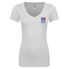 Thumbnail image for  Next Level Womens White Ideal V Tee