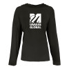 Thumbnail image for  Womens Black Long Sleeve Hooded Tee