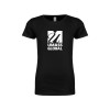 Thumbnail image for  Next Level Girls Black Fashion Fit T Shirt