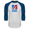 Thumbnail image for  White/Royal Raglan Baseball T Shirt