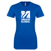 Thumbnail image for  Next Level Womens Royal Boyfriend Tee