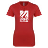 Thumbnail image for  Next Level Womens Red Boyfriend Tee