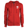 Thumbnail image for  ENZA Womens Red Fleece Full Zip Hoodie