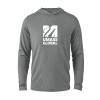 Thumbnail image for  Grey Heather Long Sleeve Hooded Tee