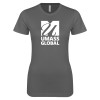 Thumbnail image for  Next Level Womens Charcoal Boyfriend Tee
