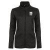Thumbnail image for  Womens Black Heather Fleece Jacket