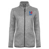 Thumbnail image for  Womens Grey Heather Fleece Jacket