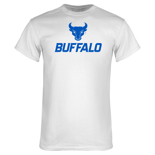  White T Shirt - Primary Athletic Mark Stacked