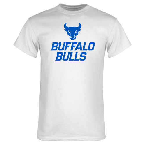  White T Shirt - Secondary Athletic Mark Stacked