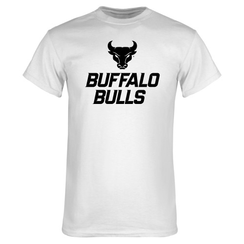  White T Shirt - Secondary Athletic Mark Stacked