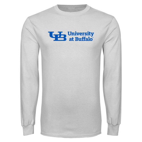  White Long Sleeve T Shirt - Secondary Lock Up