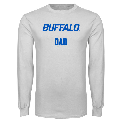  White Long Sleeve T Shirt - Dad