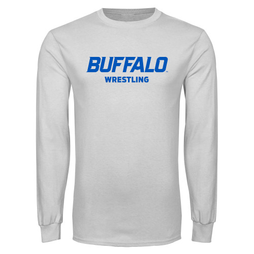  White Long Sleeve T Shirt - Wrestling