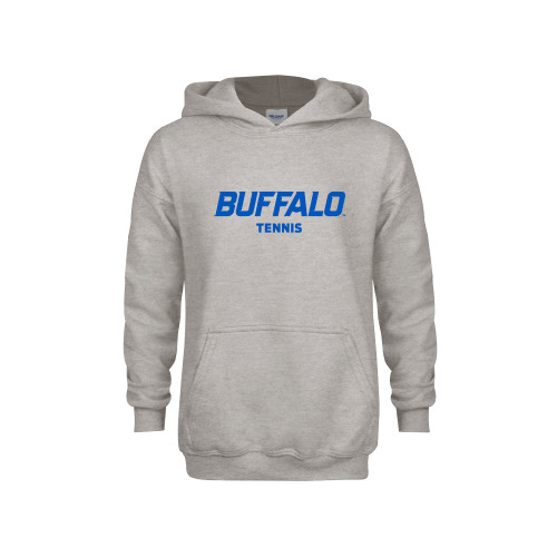  Youth Grey Fleece Hood - Tennis