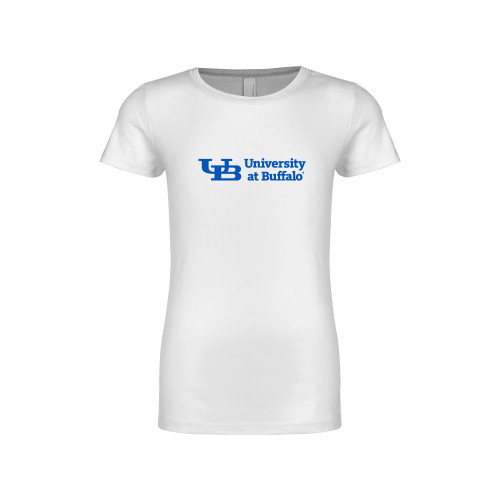  Next Level Girls White Fashion Fit T Shirt - Secondary Lock Up