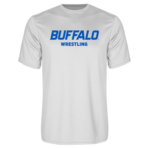  White Performance Tee - Wrestling
