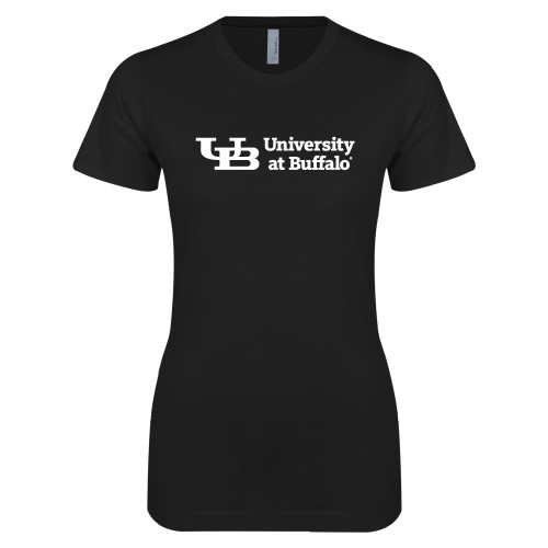  Next Level Womens Black Boyfriend Tee - Secondary Lock Up