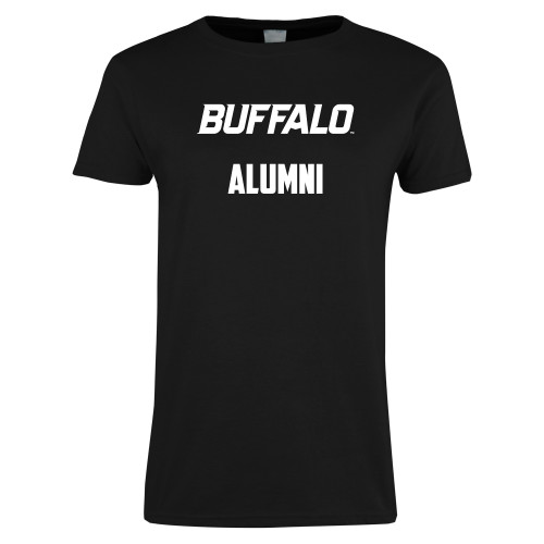  Womens Black Short Sleeve Tee - Alumni